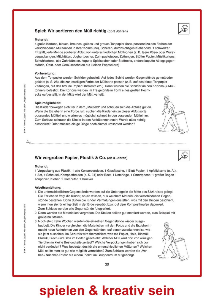 Weitere Ansicht: Kita aktiv Projektmappe Müll | Teresa Zabori