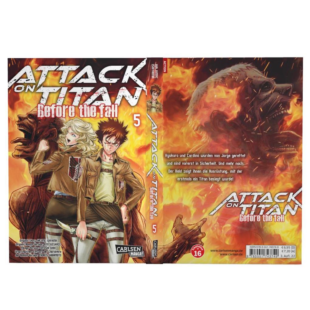 Weitere Ansicht: Attack on Titan - Before the Fall 5 | Hajime Isayama, Ryo Suzukaze