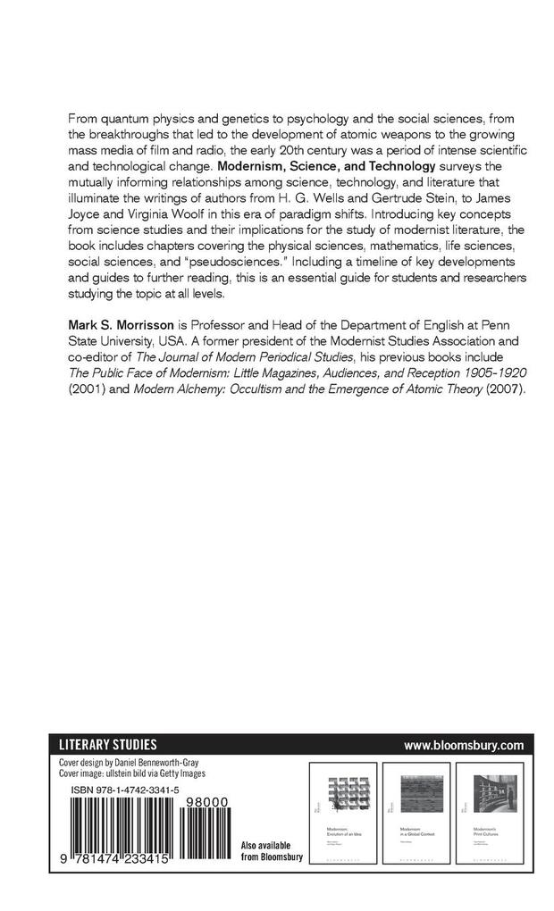 Weitere Ansicht: Modernism, Science, and Technology | Mark S. Morrisson