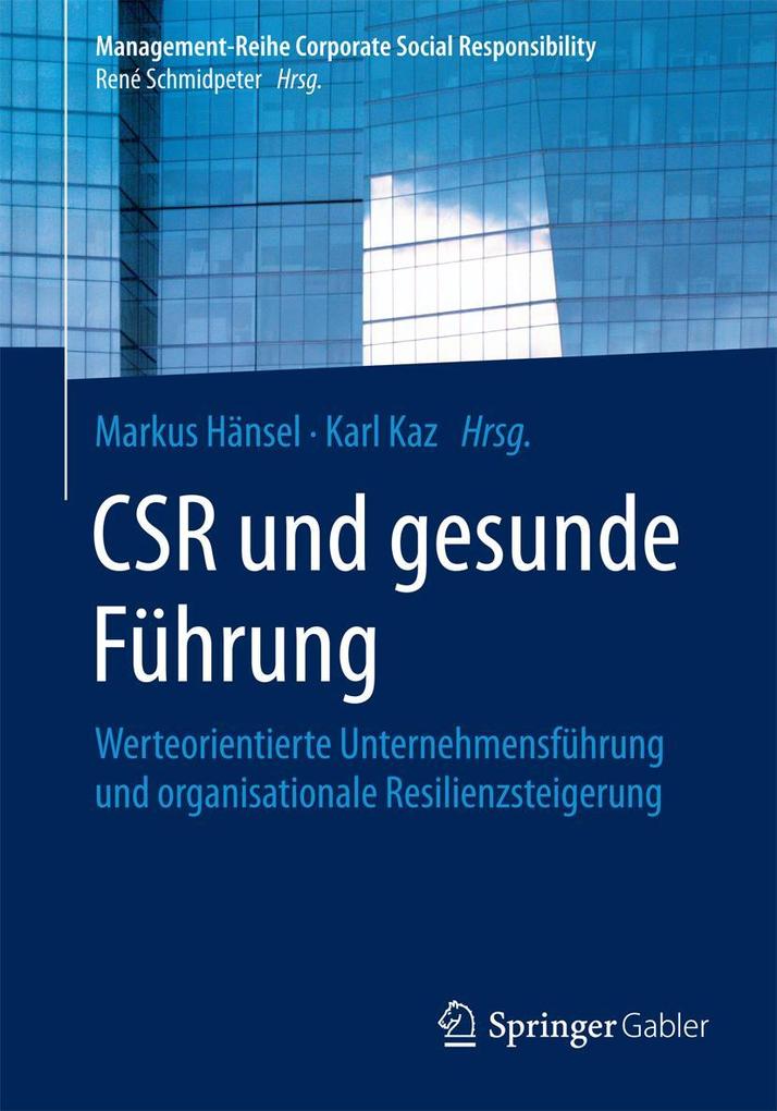 Produktbild: CSR und gesunde Führung