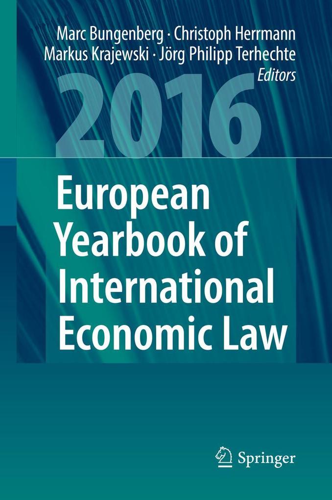 Produktbild: European Yearbook of International Economic Law 2016