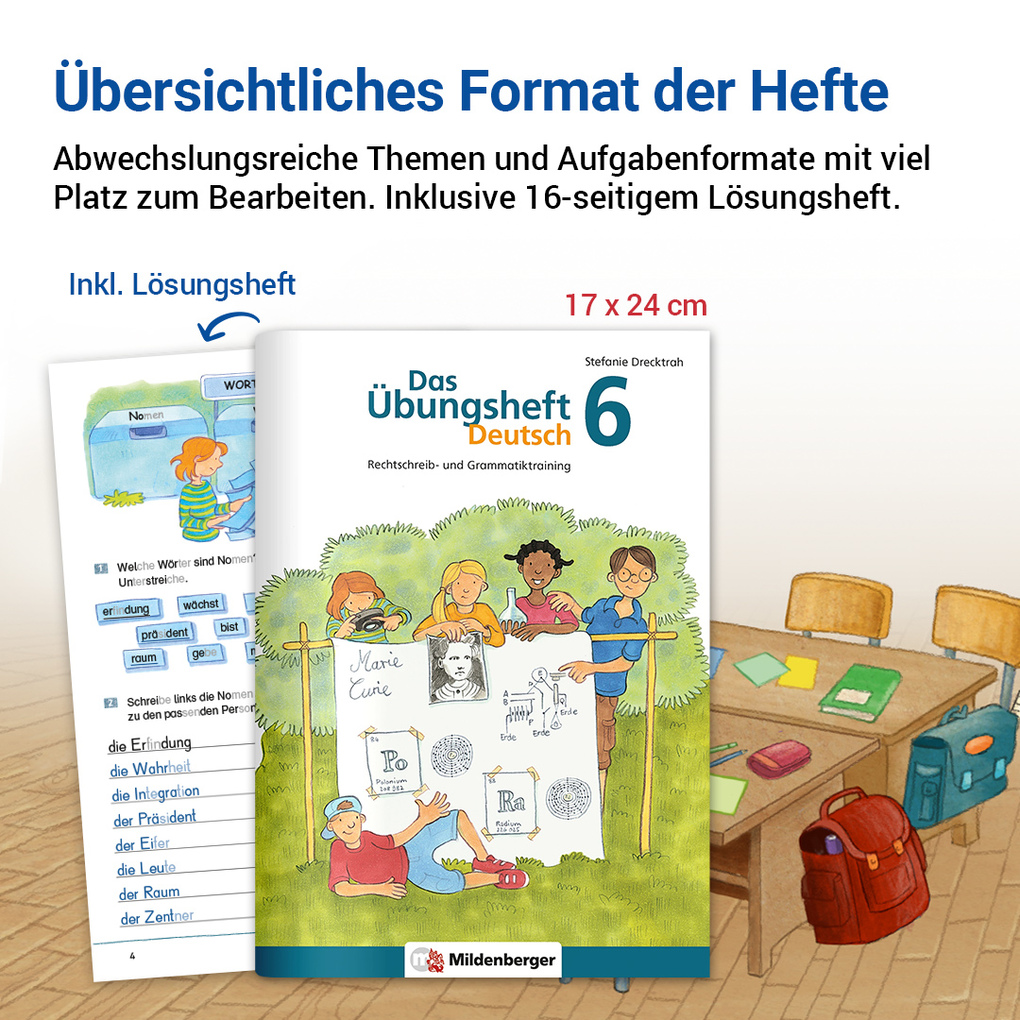 Weitere Ansicht: Das Übungsheft Deutsch 6 | Stefanie Drecktrah