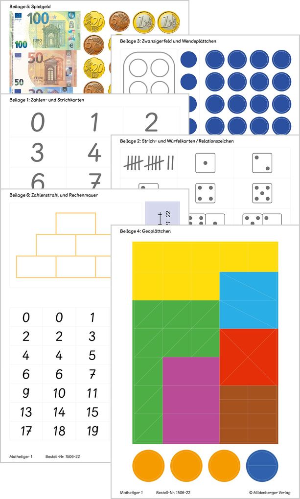 Weitere Ansicht: Mathetiger 1 - Schülerbuch. Neubearbeitung | Thomas Laubis, Eva Schnitzer, Matthias Heidenreich