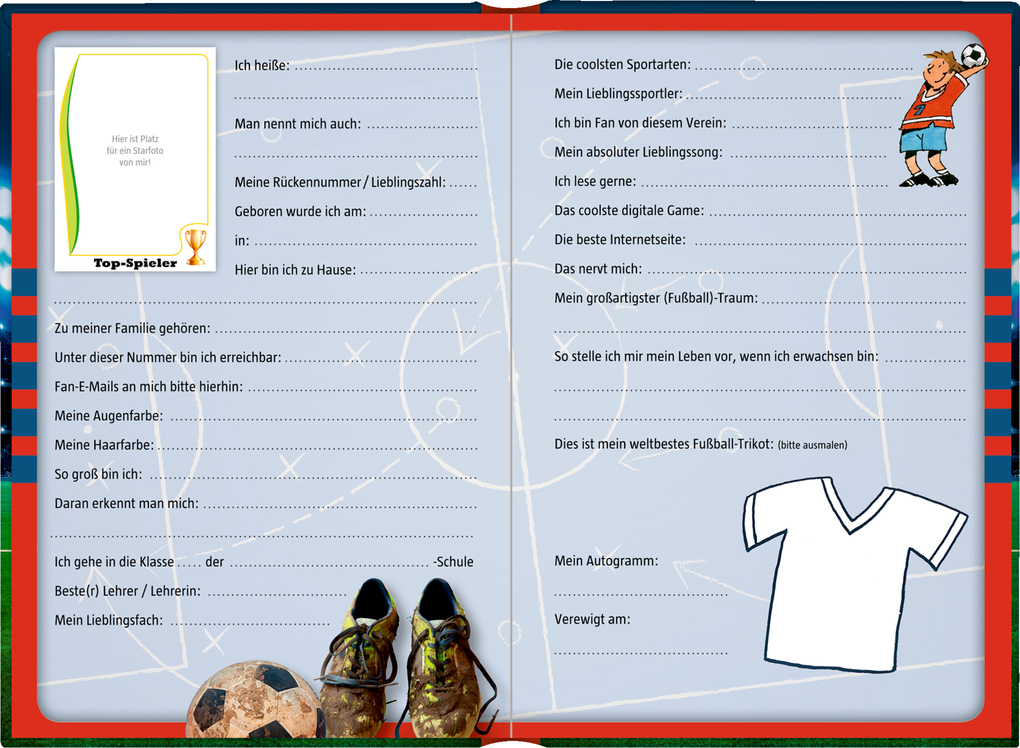 Weitere Ansicht: Freundebuch - Meine Freunde - Fußballfreunde