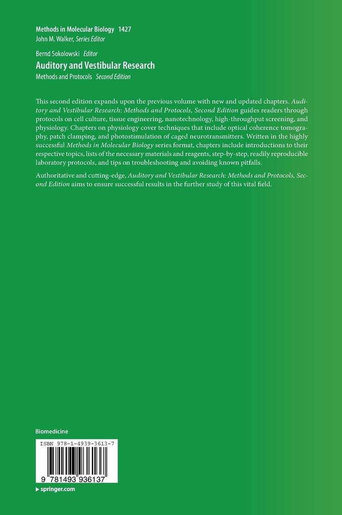 Weitere Ansicht: Auditory and Vestibular Research