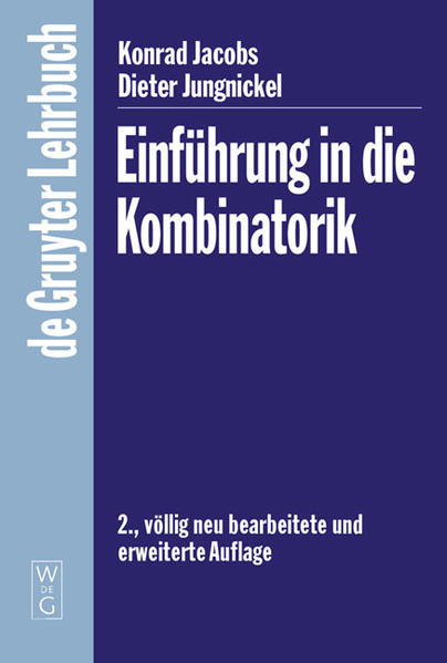 Produktbild: Einführung in die Kombinatorik | Konrad Jacobs, Dieter Jungnickel