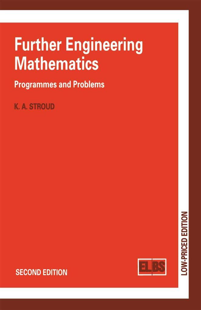 Further Engineering Mathematics: Programmes and Problems als Taschenbuch