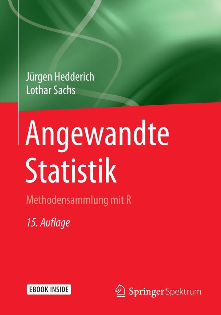 Produktbild: Angewandte Statistik | Jürgen Hedderich, Lothar Sachs