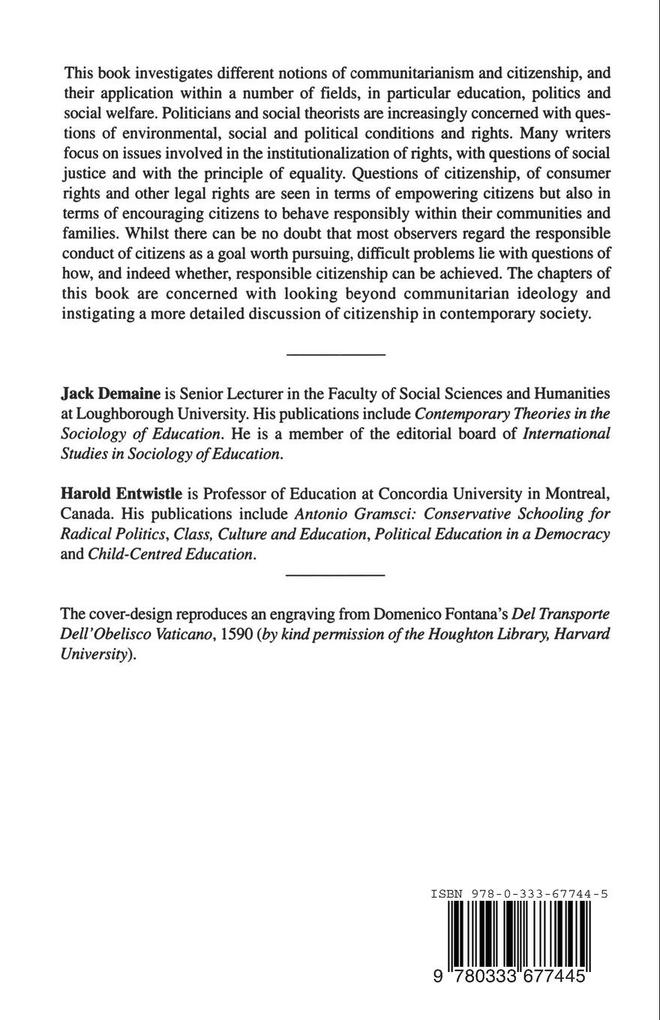 Weitere Ansicht: Beyond Communitarianism