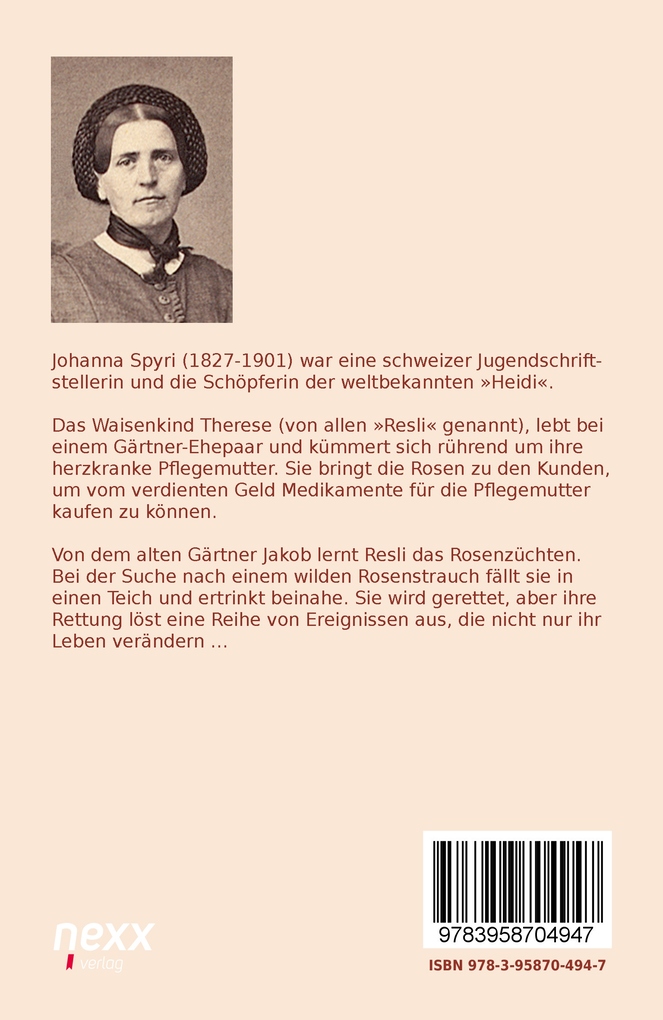 Weitere Ansicht: Rosenresli und andere Geschichten | Johanna Spyri