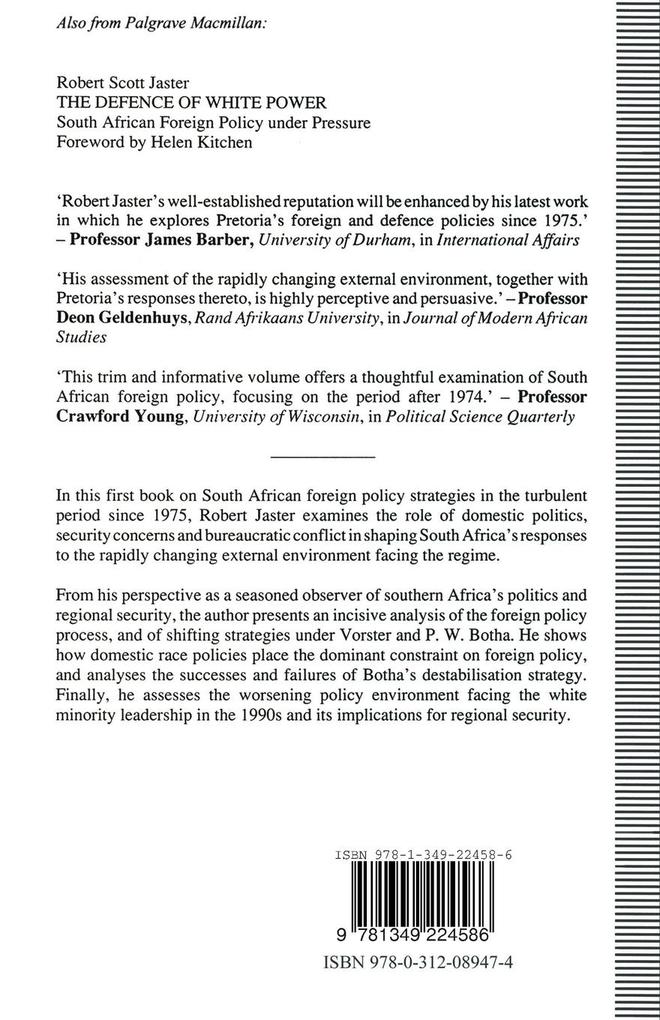 Weitere Ansicht: South Africa's Other Whites | Robert Scott Jaster