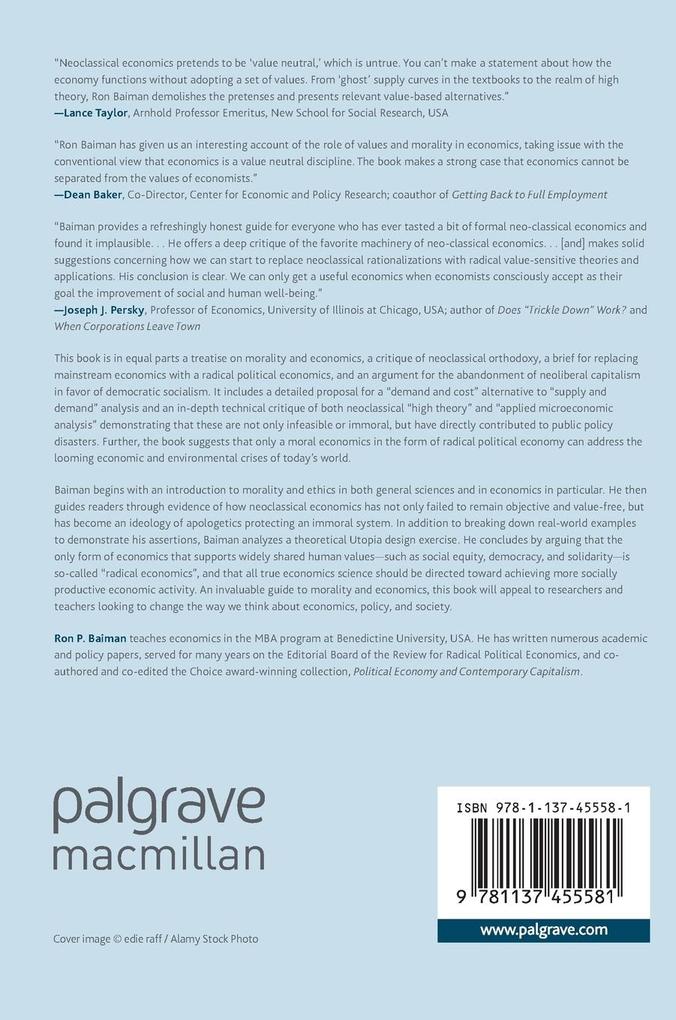 Weitere Ansicht: The Morality of Radical Economics | Ron P. Baiman