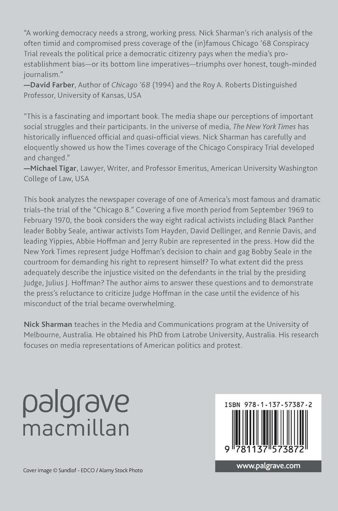 Weitere Ansicht: The Chicago Conspiracy Trial and the Press | Nick Sharman