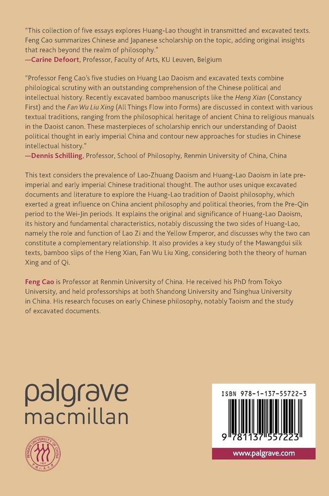 Weitere Ansicht: Daoism in Early China | Feng Cao