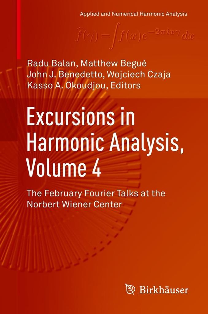 Produktbild: Excursions in Harmonic Analysis, Volume 4