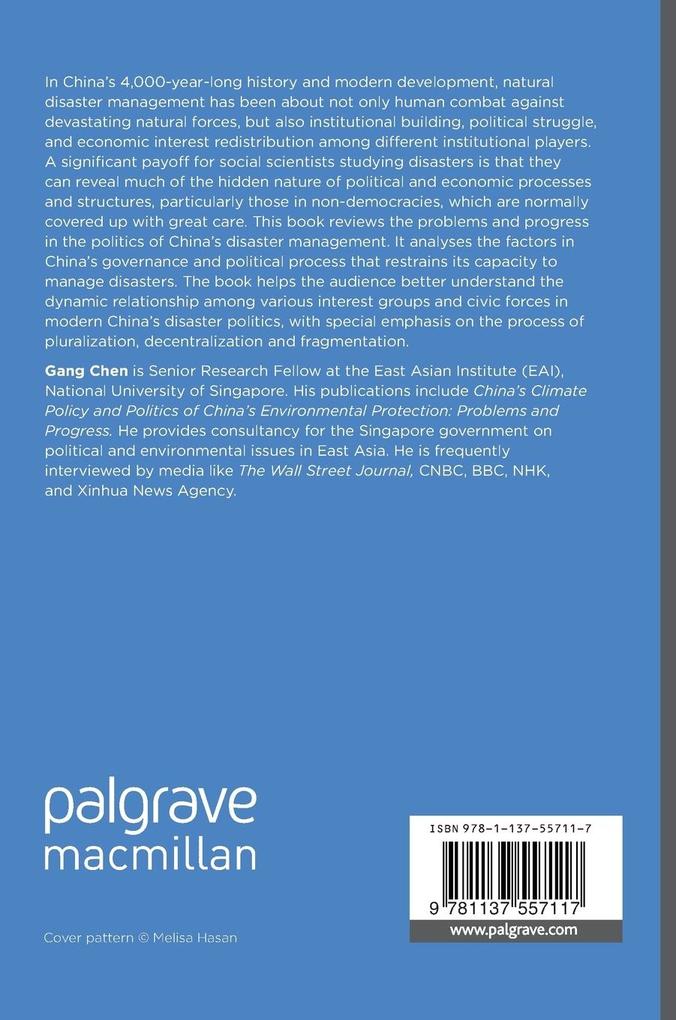 Weitere Ansicht: The Politics of Disaster Management in China | Gang Chen