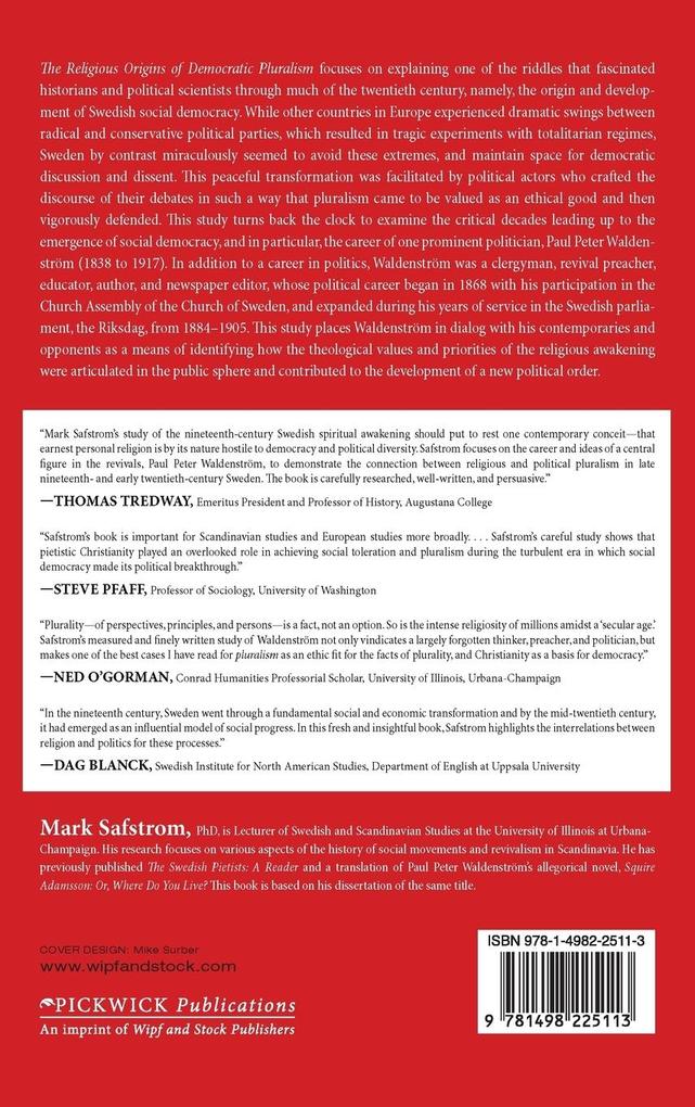 Weitere Ansicht: The Religious Origins of Democratic Pluralism | Mark Safstrom