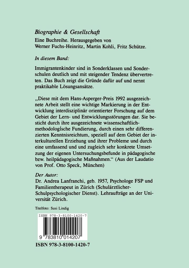 Weitere Ansicht: Immigranten und Schule | Andrea Lanfranchi