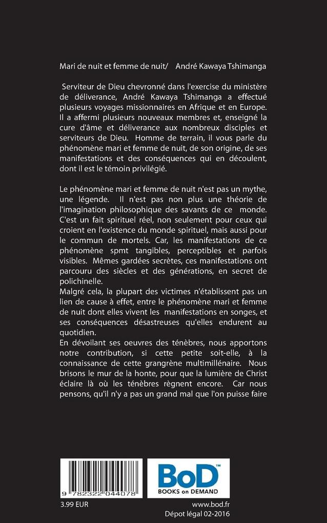 Weitere Ansicht: Mari de nuit femme de nuit | Andre Kawaya Tshimanga
