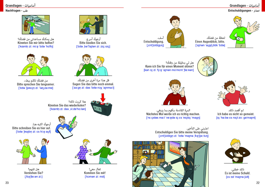 Weitere Ansicht: Illustrierter Sprachführer Deutsch. Hauptsprache Arabisch | Max Starrenberg