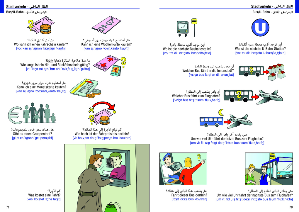 Weitere Ansicht: Illustrierter Sprachführer Deutsch. Hauptsprache Arabisch | Max Starrenberg
