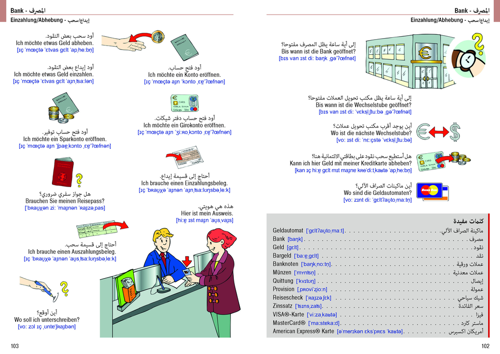 Weitere Ansicht: Illustrierter Sprachführer Deutsch. Hauptsprache Arabisch | Max Starrenberg