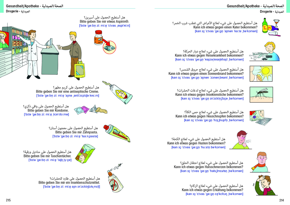 Weitere Ansicht: Illustrierter Sprachführer Deutsch. Hauptsprache Arabisch | Max Starrenberg
