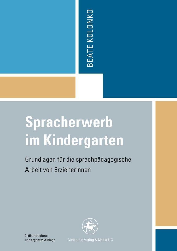 Produktbild: Spracherwerb im Kindergarten | Beate Kolonko