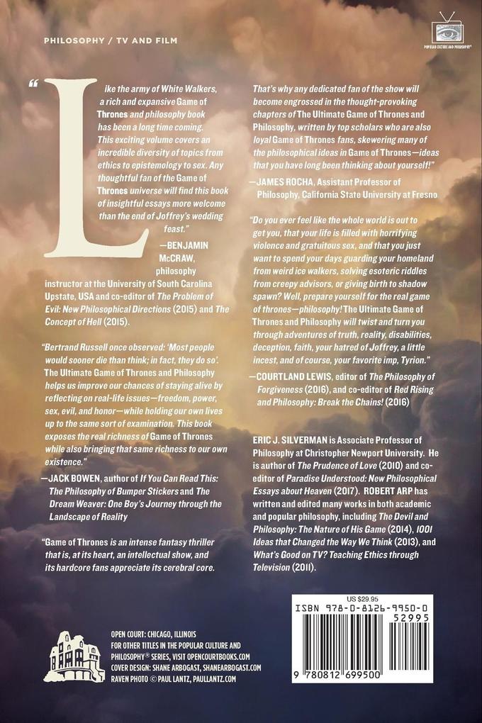 Weitere Ansicht: The Ultimate Game of Thrones and Philosophy
