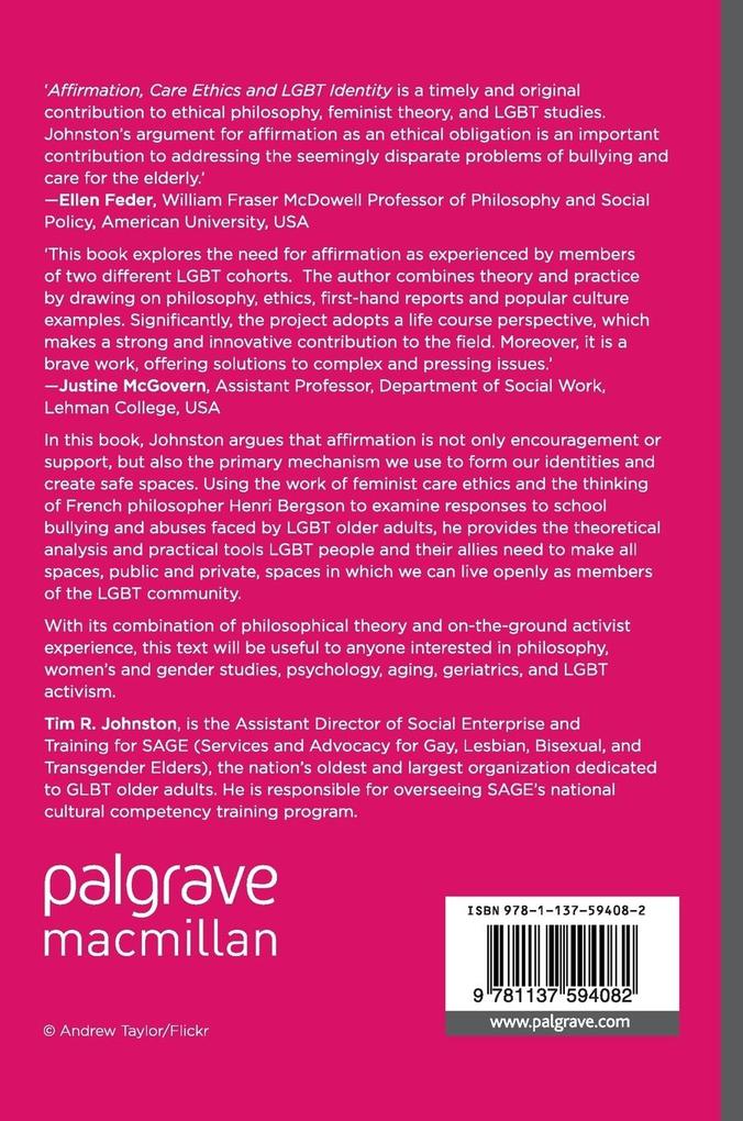 Weitere Ansicht: Affirmation, Care Ethics, and LGBT Identity | Tim R Johnston