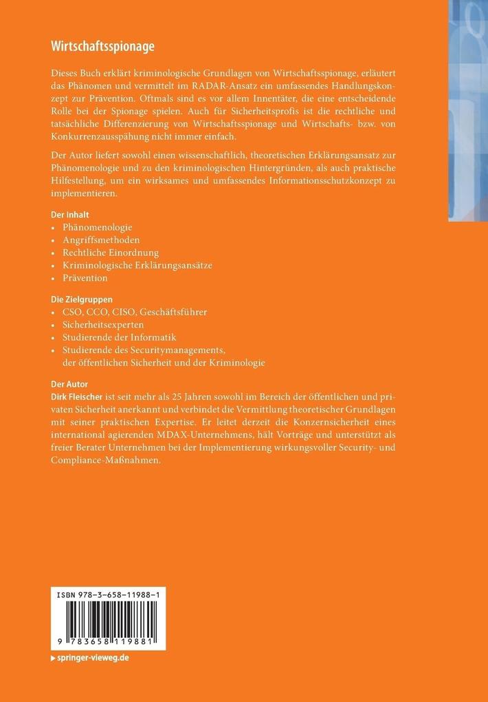 Weitere Ansicht: Wirtschaftsspionage | Dirk Fleischer