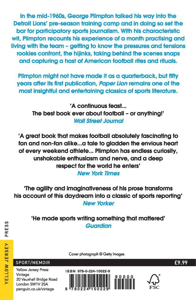 Weitere Ansicht: Paper Lion | George Plimpton