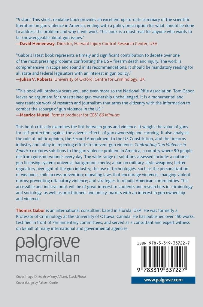 Weitere Ansicht: Confronting Gun Violence in America | Thomas Gabor