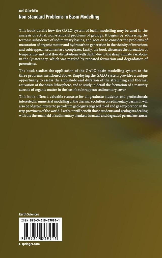 Weitere Ansicht: Non-standard Problems in Basin Modelling | Yurii Galushkin