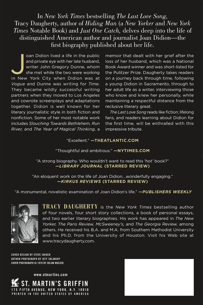 Weitere Ansicht: Last Love Song | Tracy Daugherty