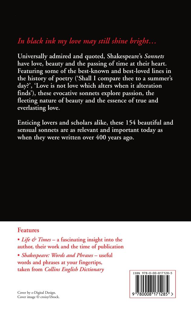 Weitere Ansicht: The Sonnets | William Shakespeare