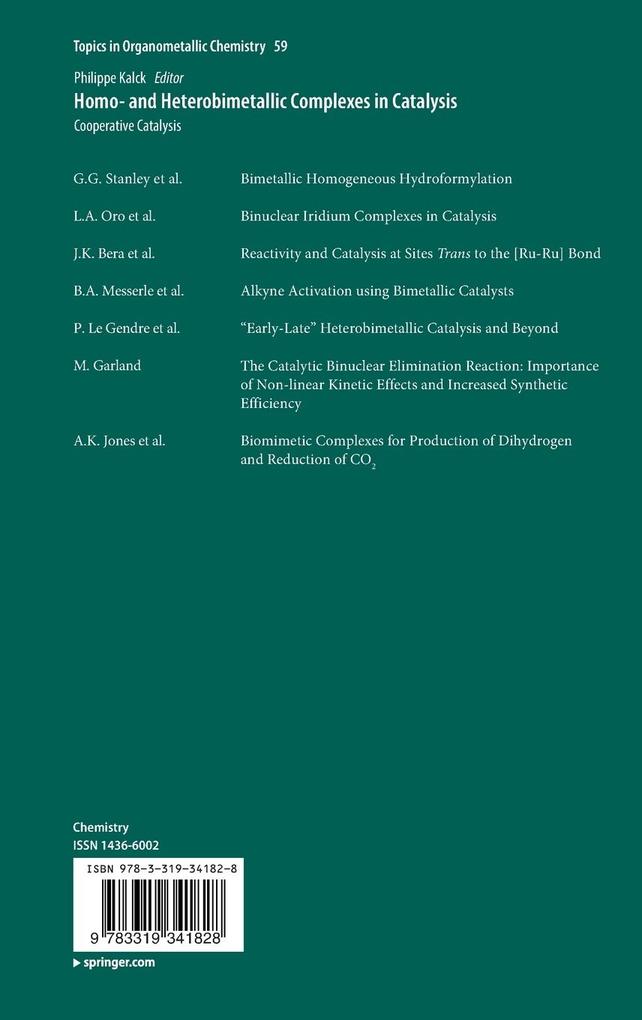 Weitere Ansicht: Homo- and Heterobimetallic Complexes in Catalysis