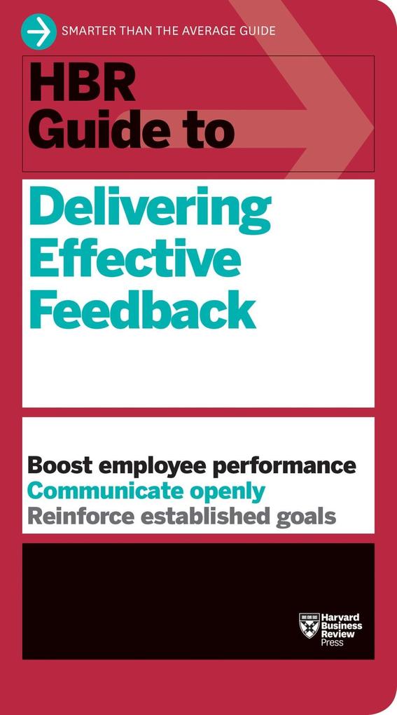Produktbild: HBR Guide to Delivering Effective Feedback (HBR Guide Series) | Harvard Business Review