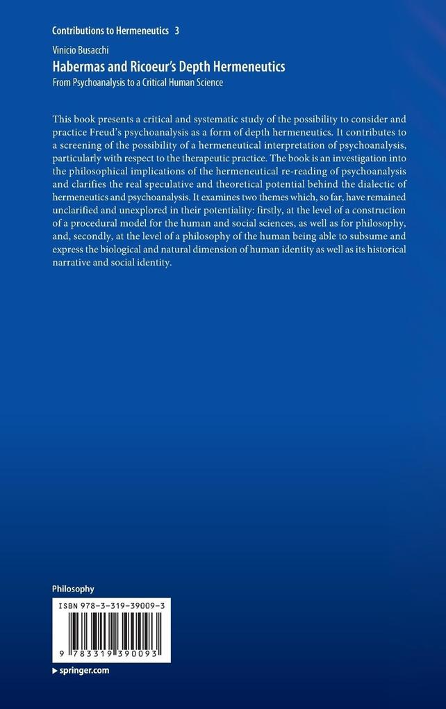Weitere Ansicht: Habermas and Ricoeur's Depth Hermeneutics | Vinicio Busacchi