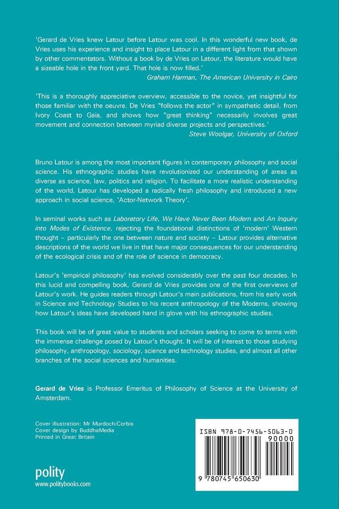 Weitere Ansicht: Bruno LaTour | Gerard de Vries