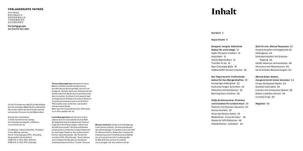 Weitere Ansicht: Superfood-Cookies | Lucia Baumgärtner, Theresa Baumgärtner