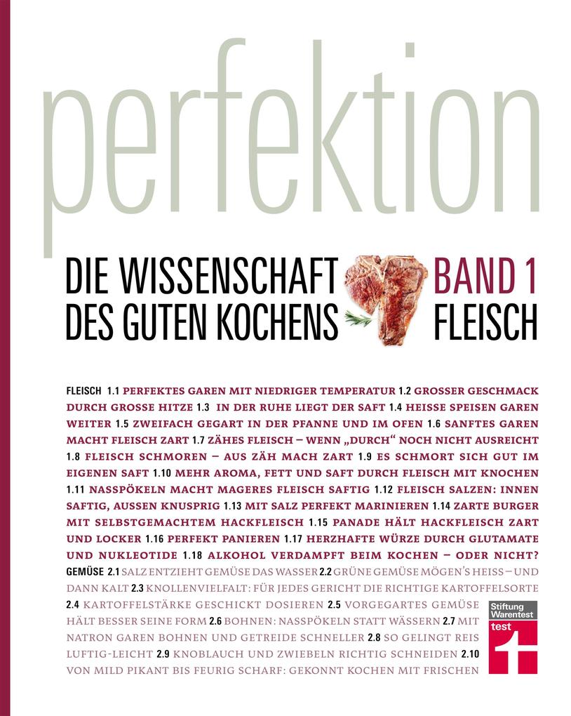 Produktbild: Perfektion Fleisch - Die Wissenschaft des guten Kochens: Band 1