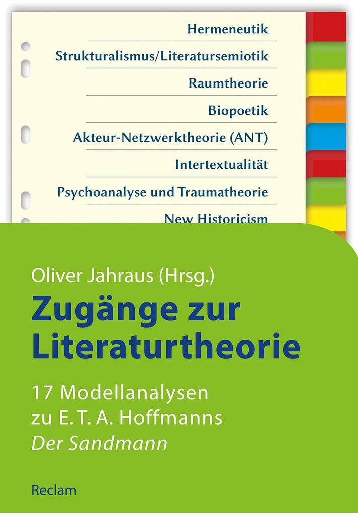 Produktbild: Zugänge zur Literaturtheorie. 17 Modellanalysen zu E.T.A. Hoffmanns »Der Sandmann«