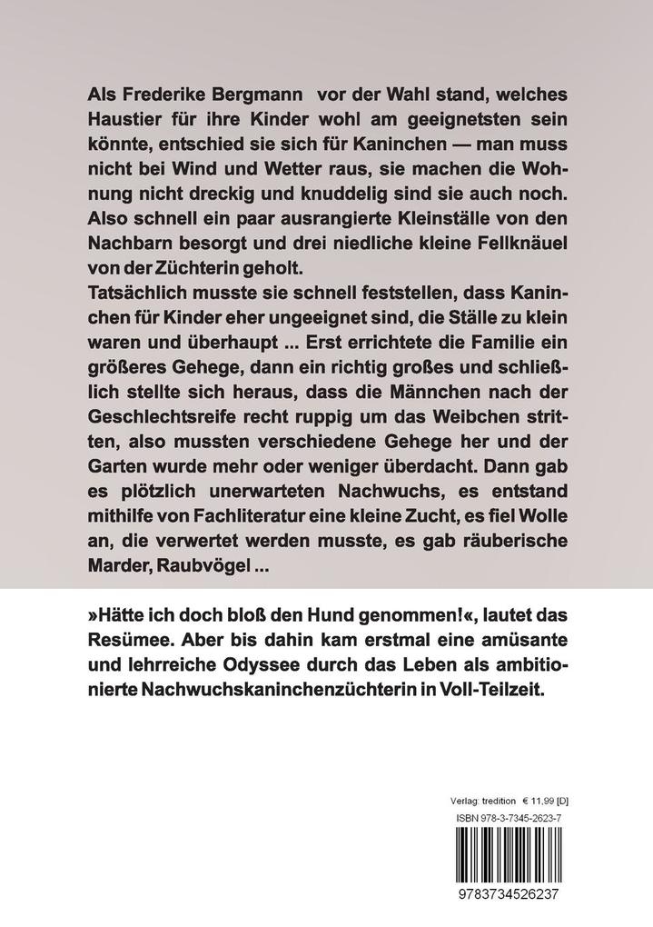 Weitere Ansicht: Frederike spinnt - Eine Kaninchengeschichte | Cristine Keidel