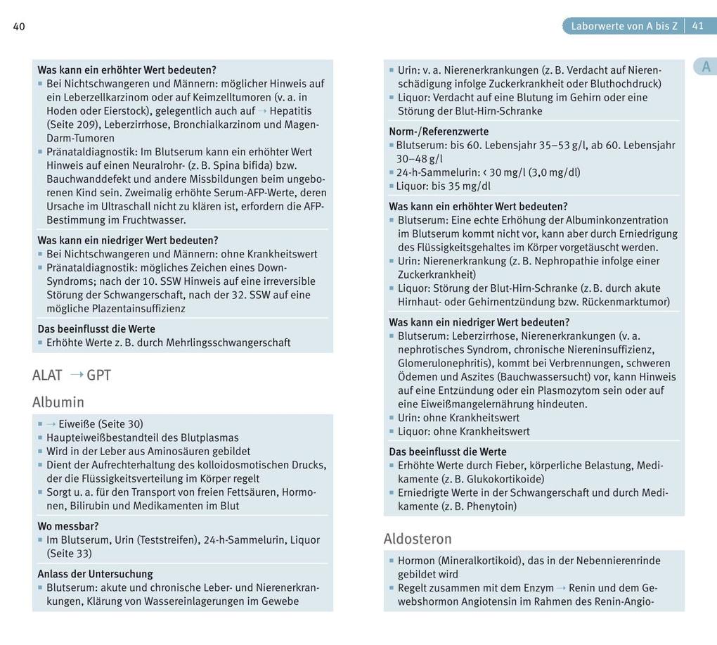 Weitere Ansicht: Laborwerte | , Wilfried P. Bieger, Nicole Schaenzler, Wilfried Bieger