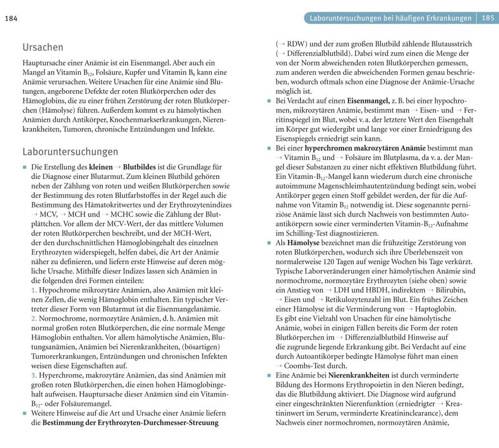 Weitere Ansicht: Laborwerte | , Wilfried P. Bieger, Nicole Schaenzler, Wilfried Bieger