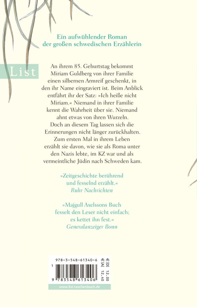 Weitere Ansicht: Ich heiße nicht Miriam | Majgull Axelsson
