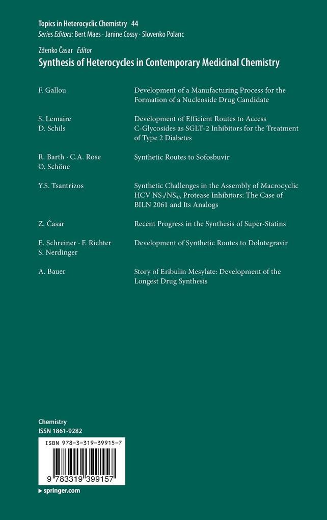 Weitere Ansicht: Synthesis of Heterocycles in Contemporary Medicinal Chemistry