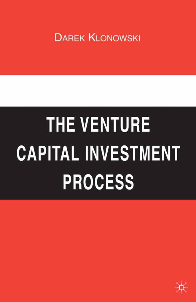 Produktbild: The Venture Capital Investment Process | Darek Klonowski, D. Klonowski