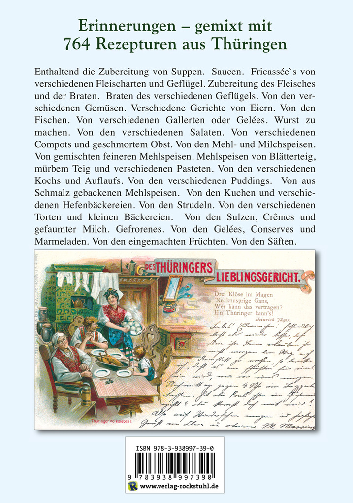 Weitere Ansicht: Alt-Thüringer Kochbuch 1854